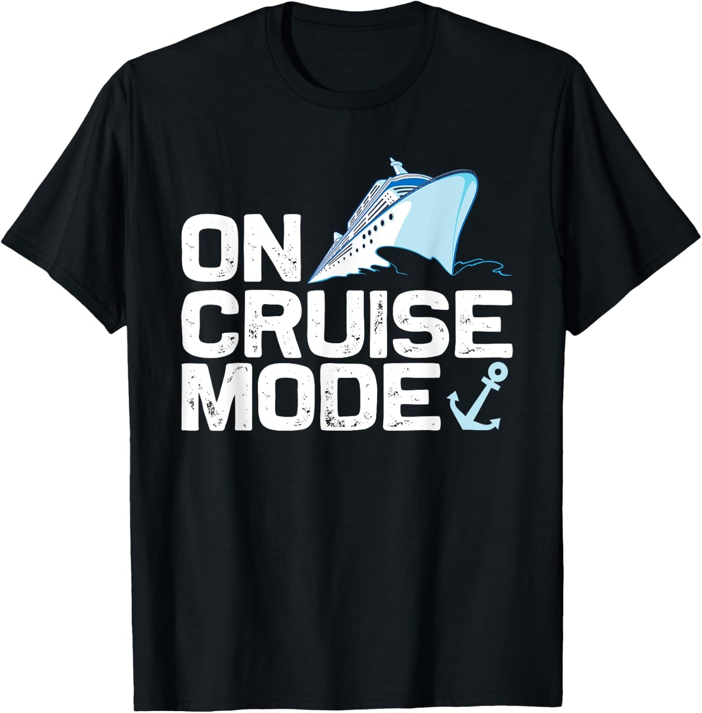 Cool Cruising Women Vacay Mode Cruise Vacation Trip T-Shirt - T-Shirt | Black