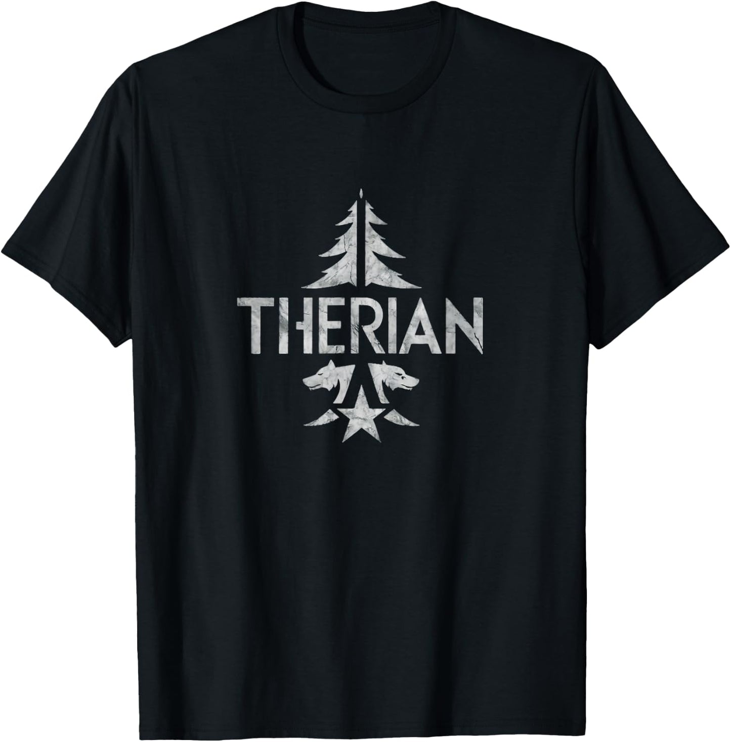 Wolf Therian Nature T-Shirt - T-Shirt | Black
