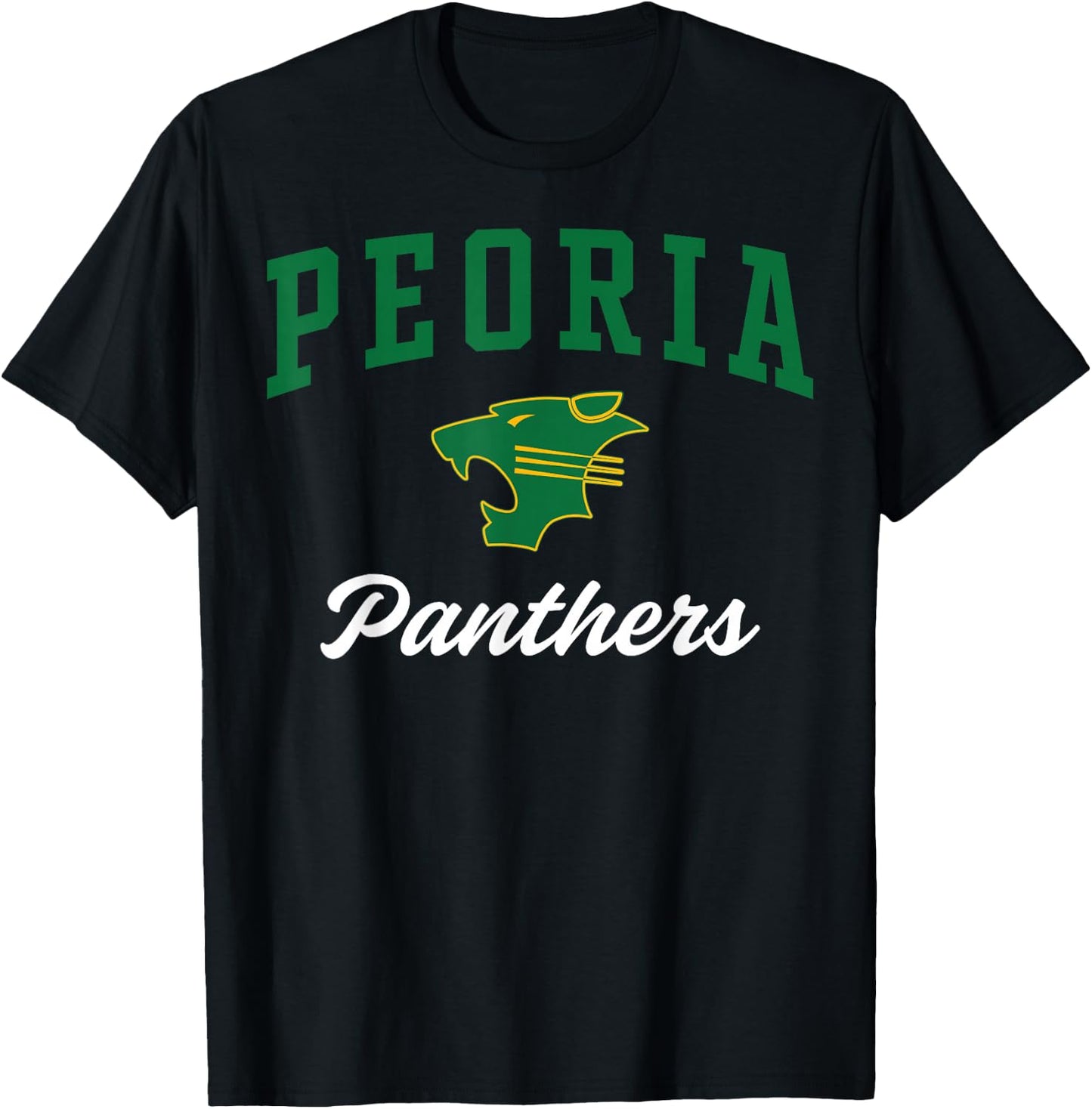 Peoria High School Panthers C3 T-Shirt - T-Shirt | Black