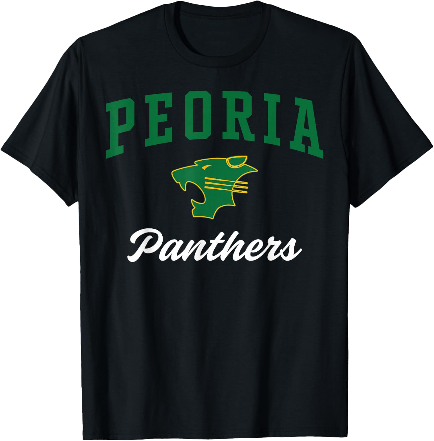 Peoria High School Panthers C3 T-Shirt - T-Shirt | Black