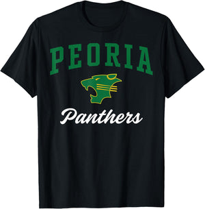 Peoria High School Panthers C3 T-Shirt - T-Shirt | Black