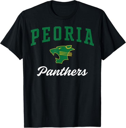 Peoria High School Panthers C3 T-Shirt - T-Shirt | Black