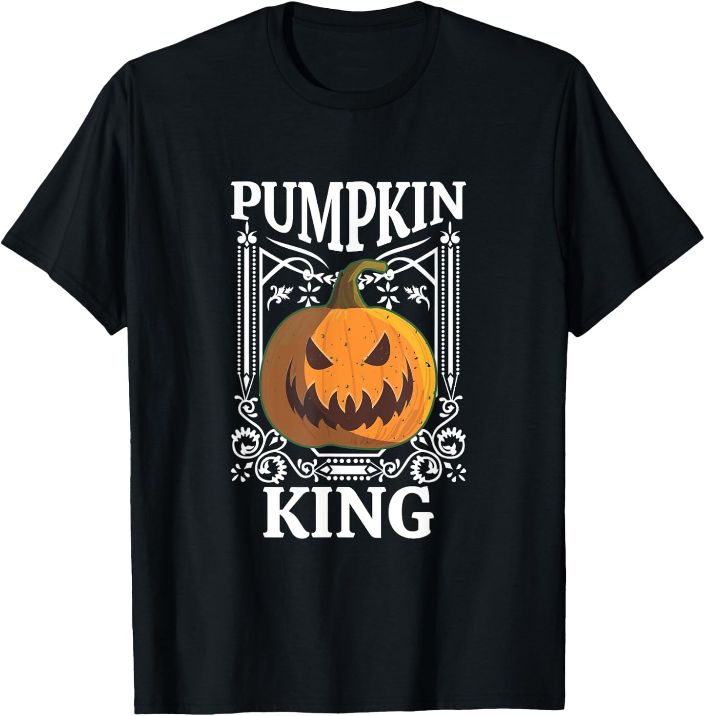 Halloween Pumpkin King Halloween Costume Trick Or Treat T-Shirt - T-Shirt | Black