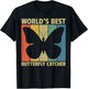 World's Best Butterfly Catcher Retro Nature Lovers T-Shirt - T-Shirt | Black