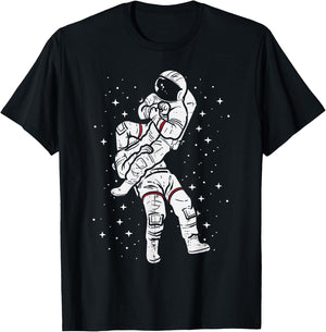 Astronaut Jiu Jitsu Funny Jujitsu Bjj Space Men Women Kids T-Shirt - T-Shirt | Black