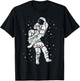 Astronaut Jiu Jitsu Funny Jujitsu Bjj Space Men Women Kids T-Shirt - T-Shirt | Black