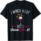 Ed.D. Doctorate Graduation I Wined A Lot Doctor of Education T-Shirt - T-Shirt | Black