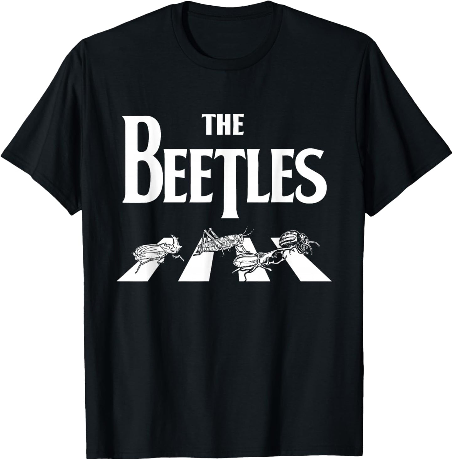 The Beetles - Entomology Insect Collector Bug Entomologist , Black, Small T-Shirt - T-Shirt | Black