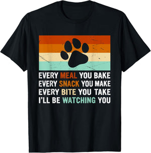 Retro Dog, Dog Owner, Dog Humor, Dog Lover - Funny Dog T-Shirt - T-Shirt | Black