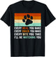 Retro Dog, Dog Owner, Dog Humor, Dog Lover - Funny Dog T-Shirt - T-Shirt | Black