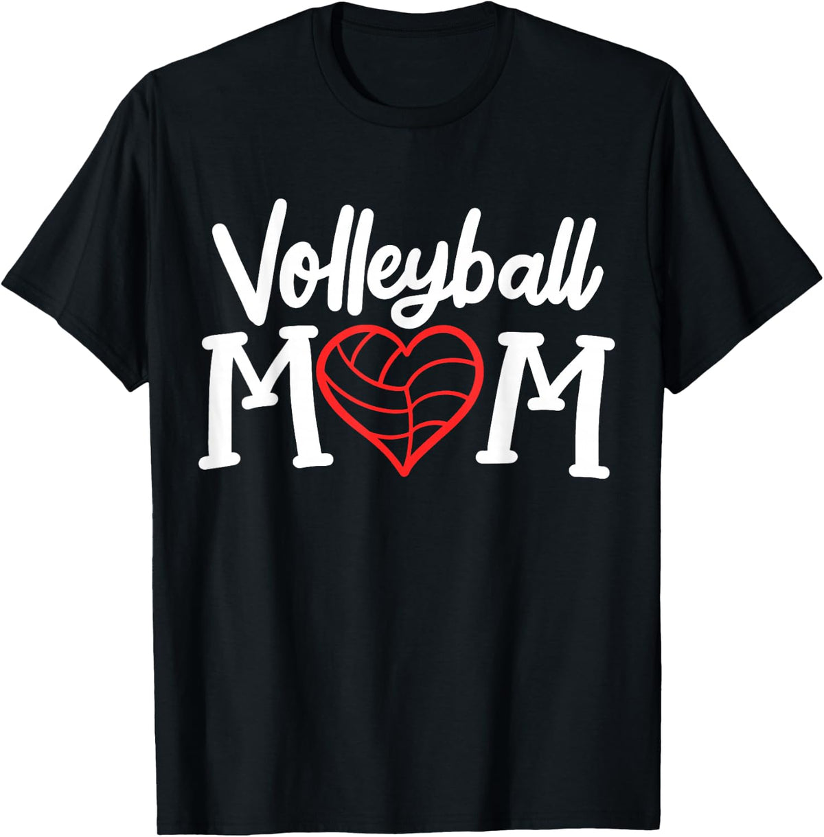 Volleyball Mom T-Shirt - T-Shirt | Black