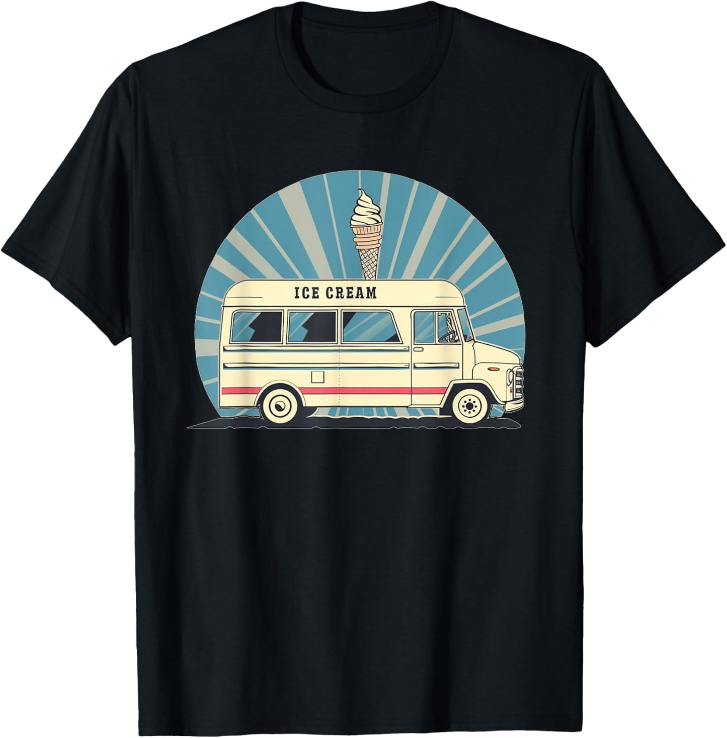 Awesome Ice Cream Truck Costume for Boys and Girls T-Shirt - T-Shirt | Black