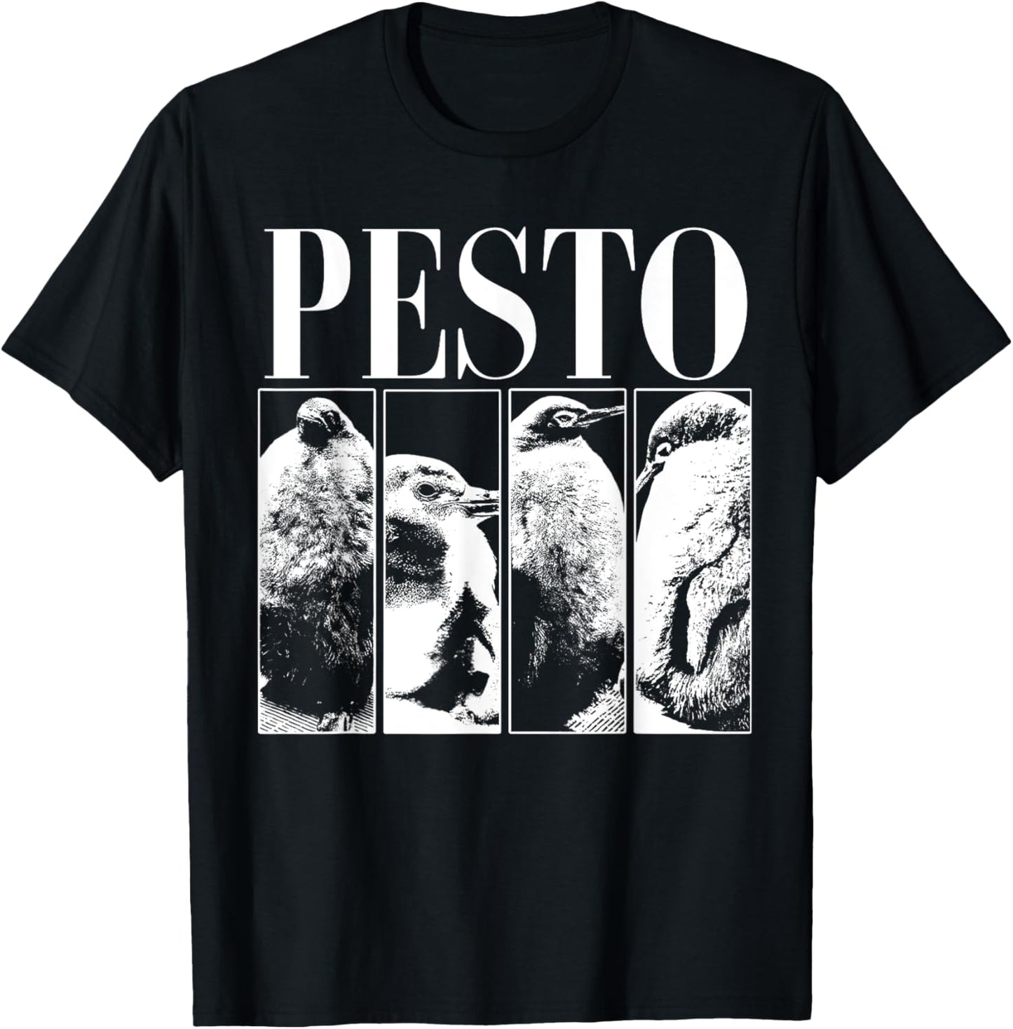Pesto The Penguin Cute Baby Pesto For Animals Penguin Lovers T-Shirt - T-Shirt | Black
