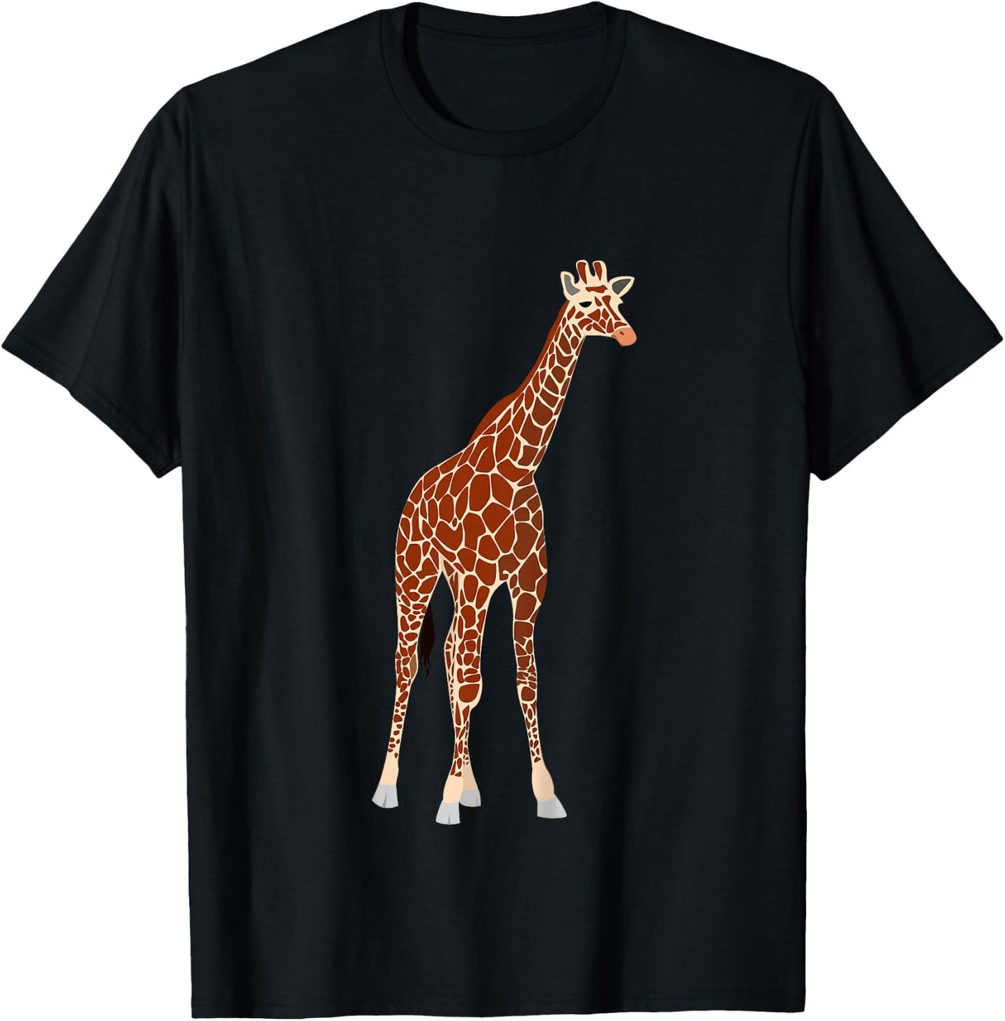 Giraffe Kids Shirt - Boys & Girls Age 3-12 T-Shirt - T-Shirt | Black