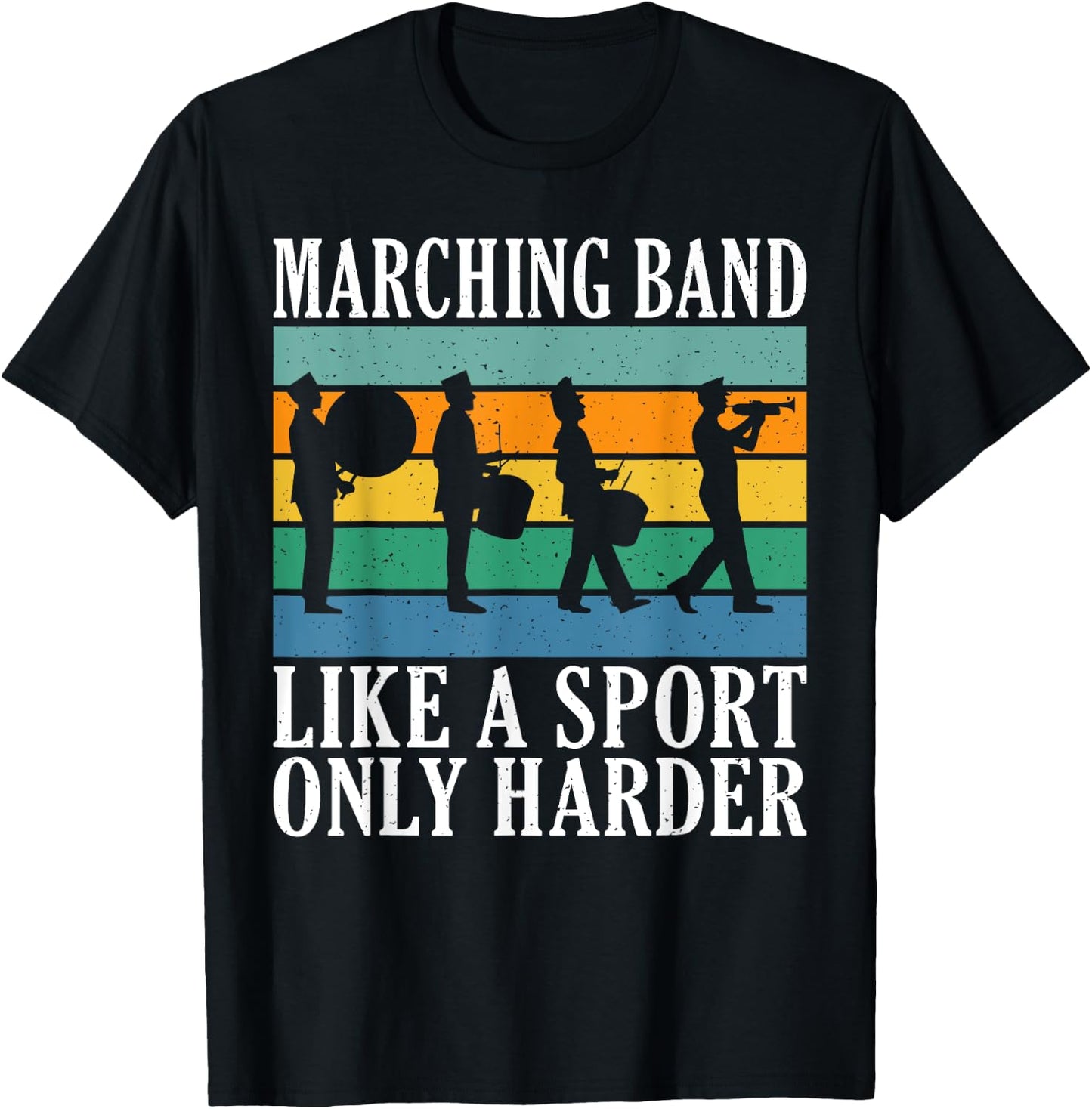 Marching Band like a Sport only harder Band Camp T-Shirt - T-Shirt | Black