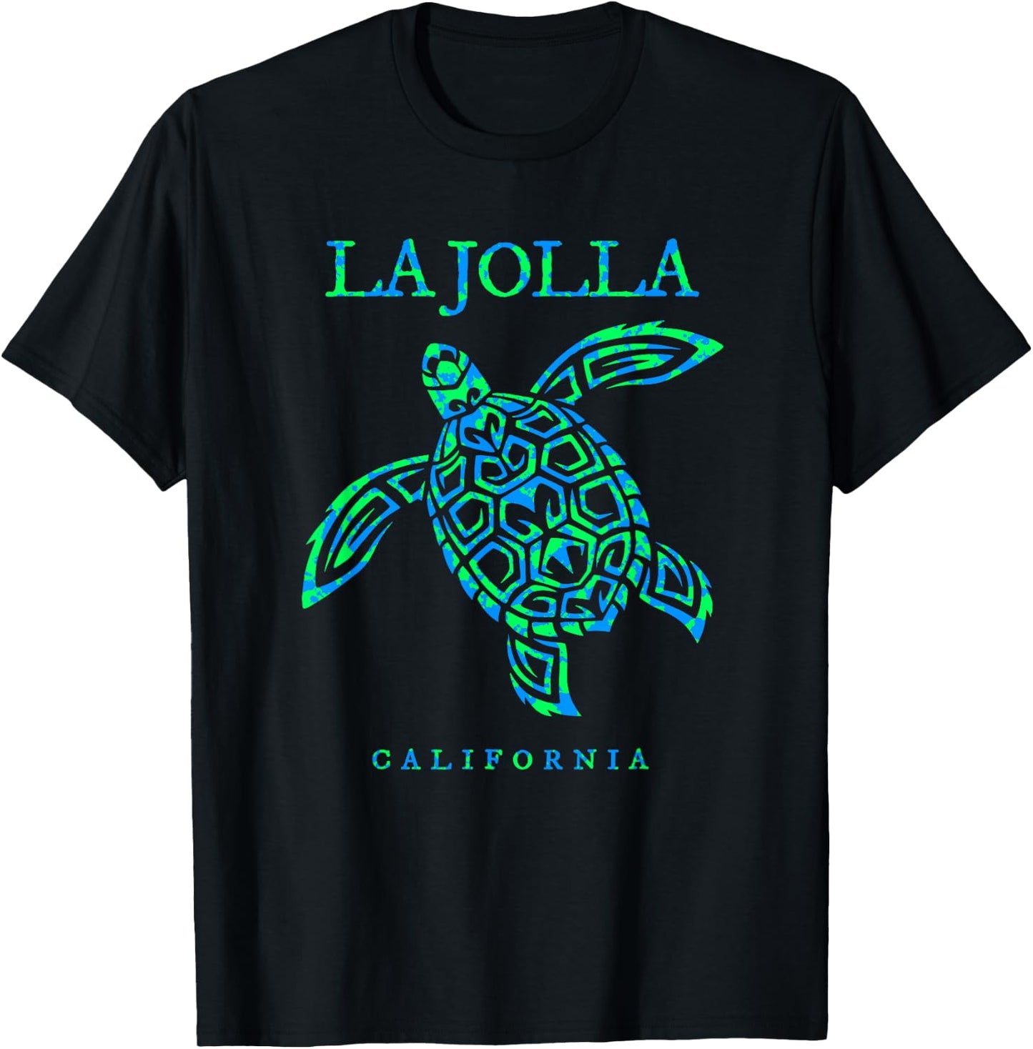 La Jolla California Sea Turtle Boys Girls Toddler T-Shirt - T-Shirt | Black