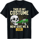 This Is My Costume Now Give Me A Beer Halloween Costume Joke T-Shirt - T-Shirt | Black