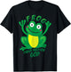 Frog Fully Rely On God Shirt | Cool Religious Gift T-Shirt - T-Shirt | Black