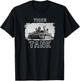 Tiger Tank - Cool Historical World War 2 (WW2) German Panzer T-Shirt - T-Shirt | Black