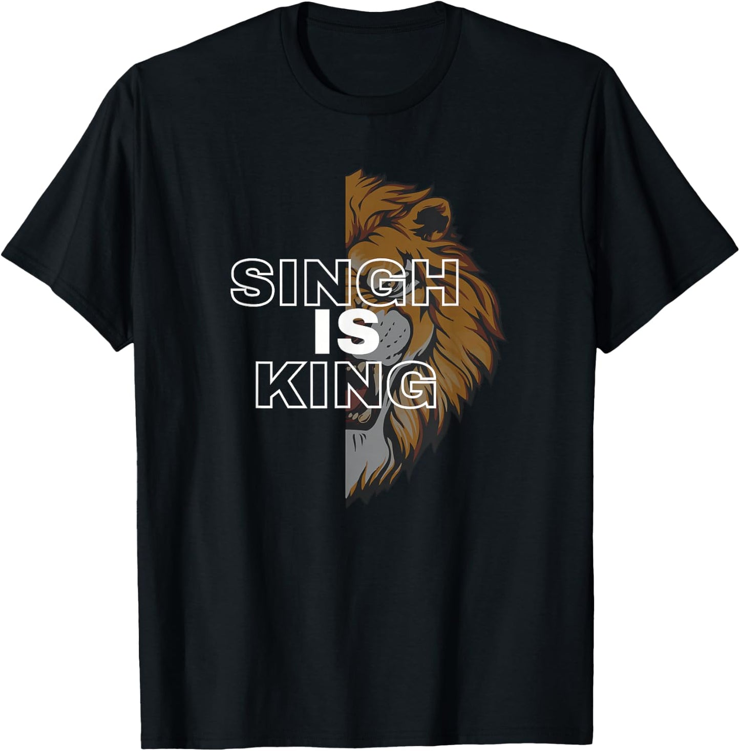 Singh Is King T-Shirt - T-Shirt | Black