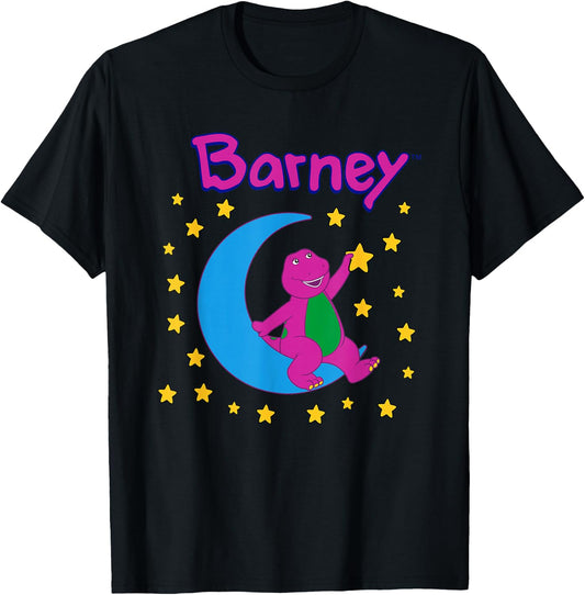Barney - Moon and Stars T-Shirt - T-Shirt | Black