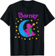 Barney - Moon and Stars T-Shirt - T-Shirt | Black