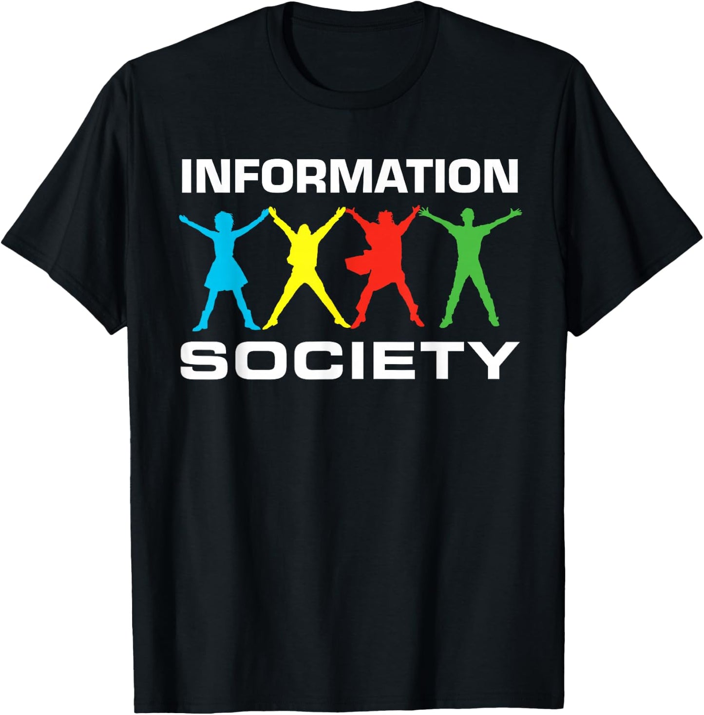 Information Society Jump T-Shirt - T-Shirt | Black