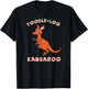 Toodle-Loo Kangaroo Cute Cartoon Animal Lover Design T-Shirt - T-Shirt | Black