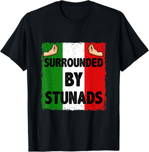 Surrounded by Stunads T-Shirt - T-Shirt | Black