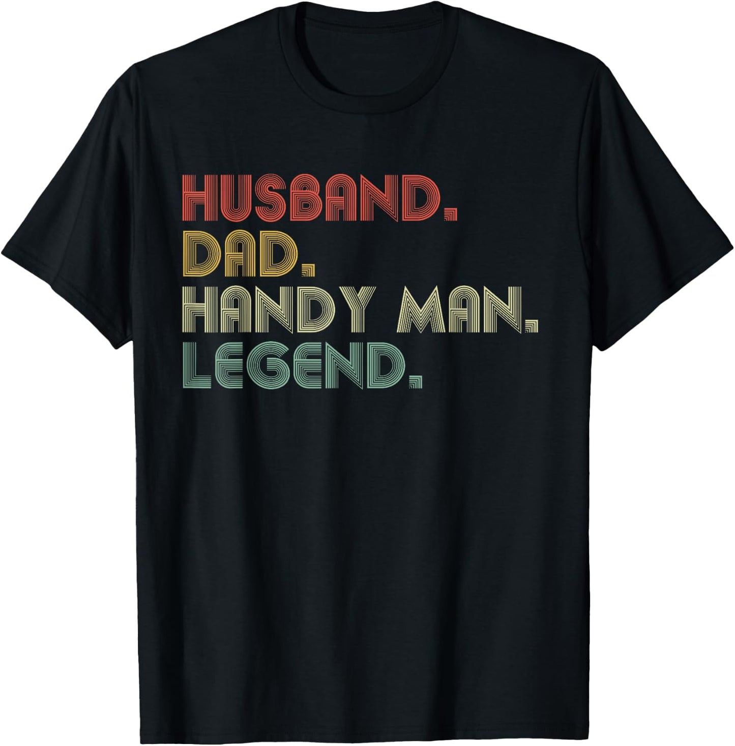 Husband Dad Handyman Funny Fixologist Carpenter Craftsman T-Shirt - T-Shirt | Black