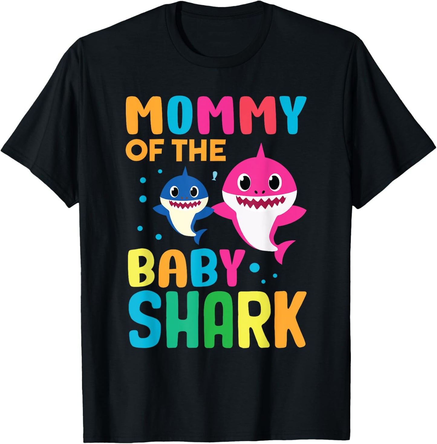 Shark Birthday Quote Funny B-day Mom T-Shirt - T-Shirt | Black