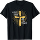 One Day At A Time Christian Cross AA NA Clean Sober Recovery T-Shirt - T-Shirt | Black