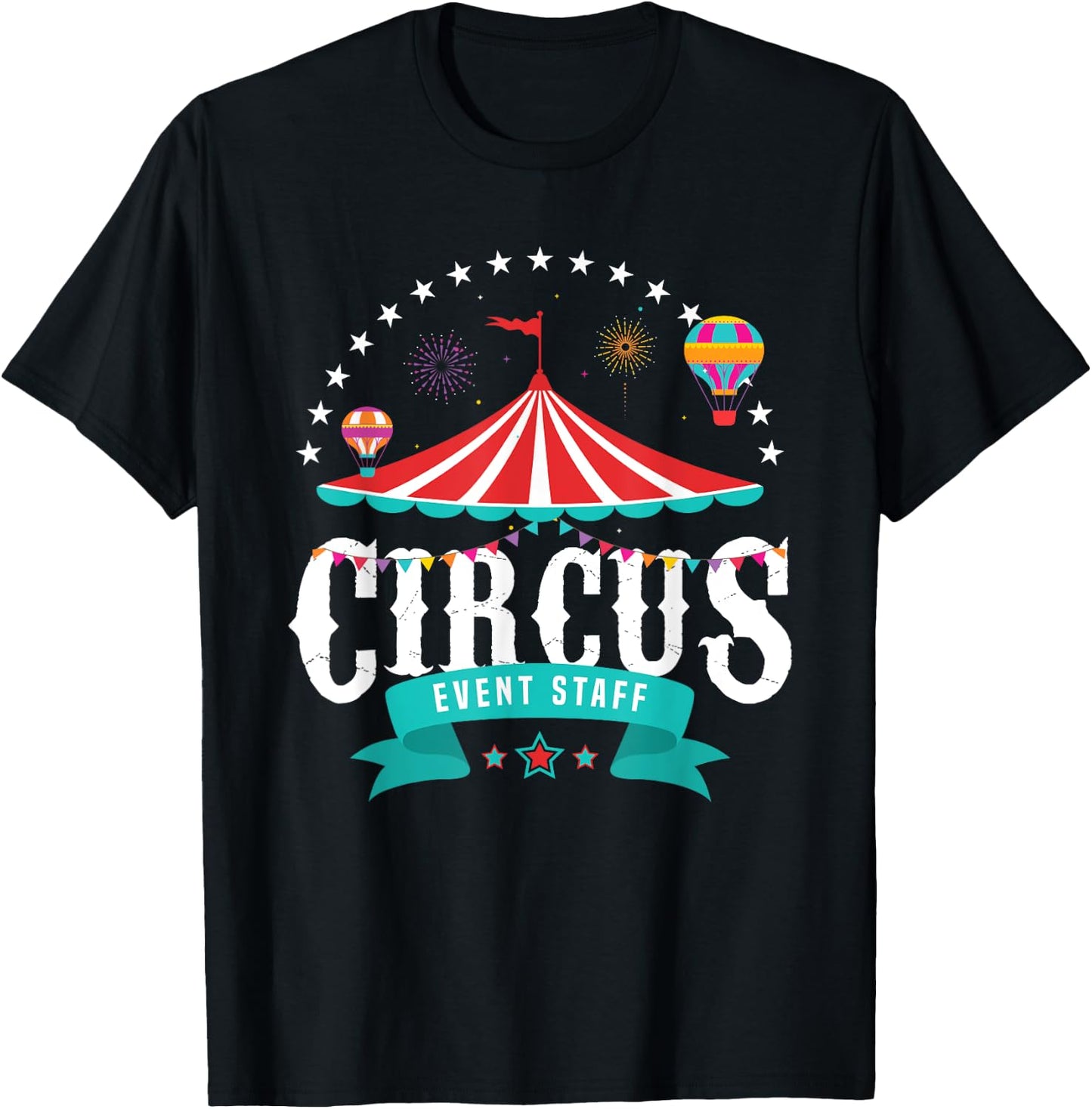 Circus Carnival Birthday Party T-Shirt - T-Shirt | Black