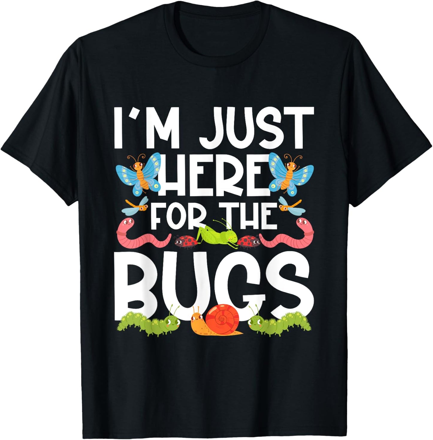 Bug Lover Insect T-Shirt - T-Shirt | Black