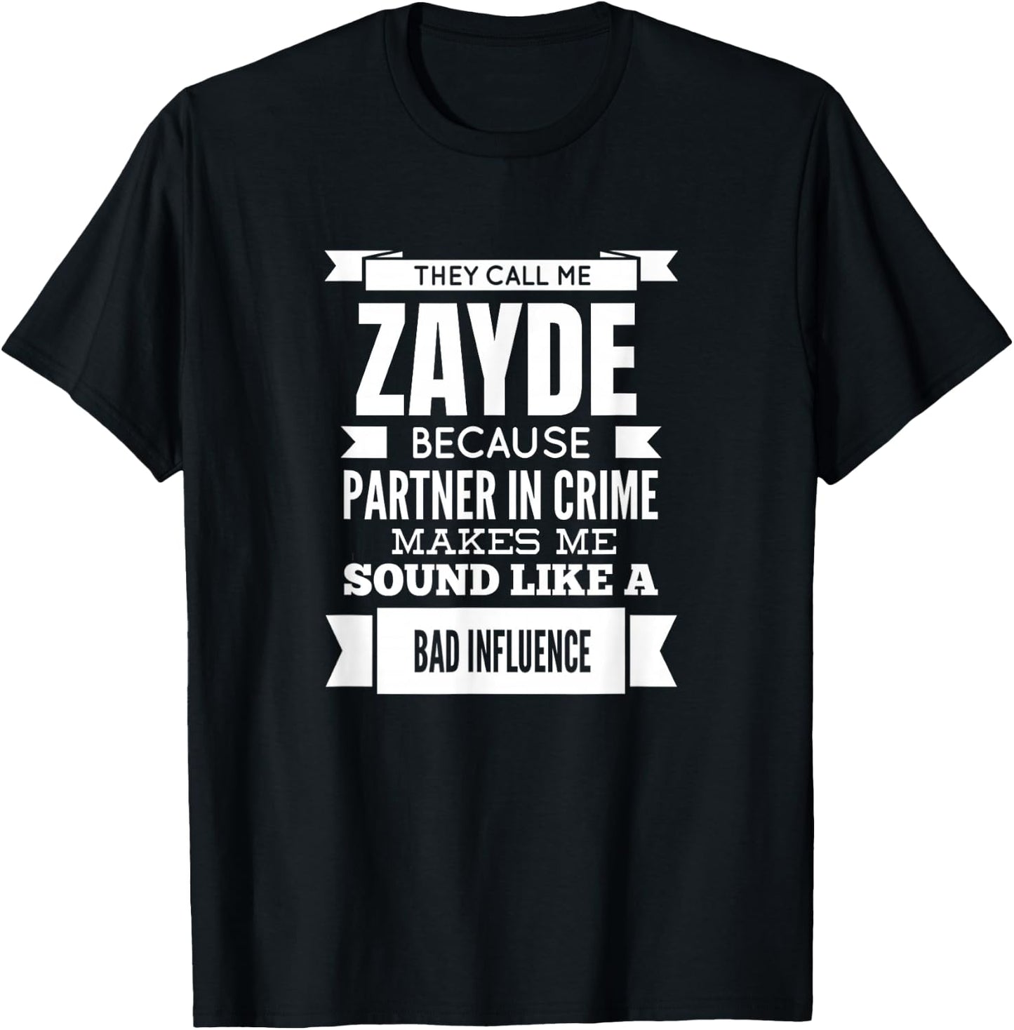 They Call Me Zayde Jewish Yiddish Grandpa T-Shirt - T-Shirt | Black