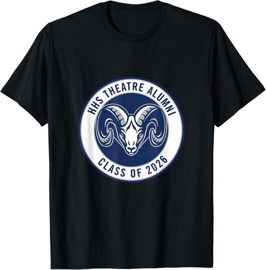 HHS Theatre Alumni 2026 T-Shirt - T-Shirt | Black