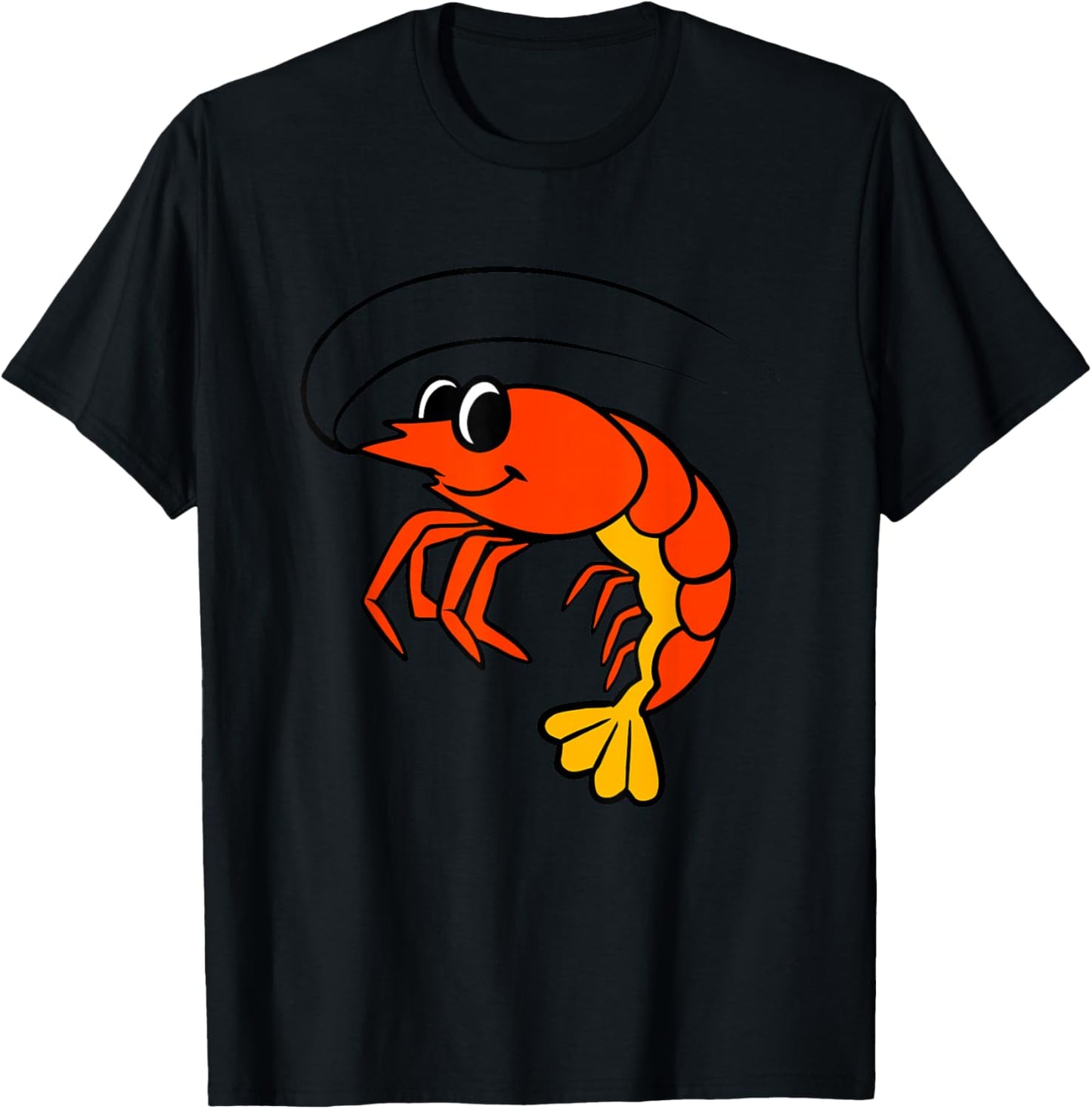 Kids Shrimp Shirt For Boys Or Girls | Cute Shrimp Gift T-Shirt - T-Shirt | Black