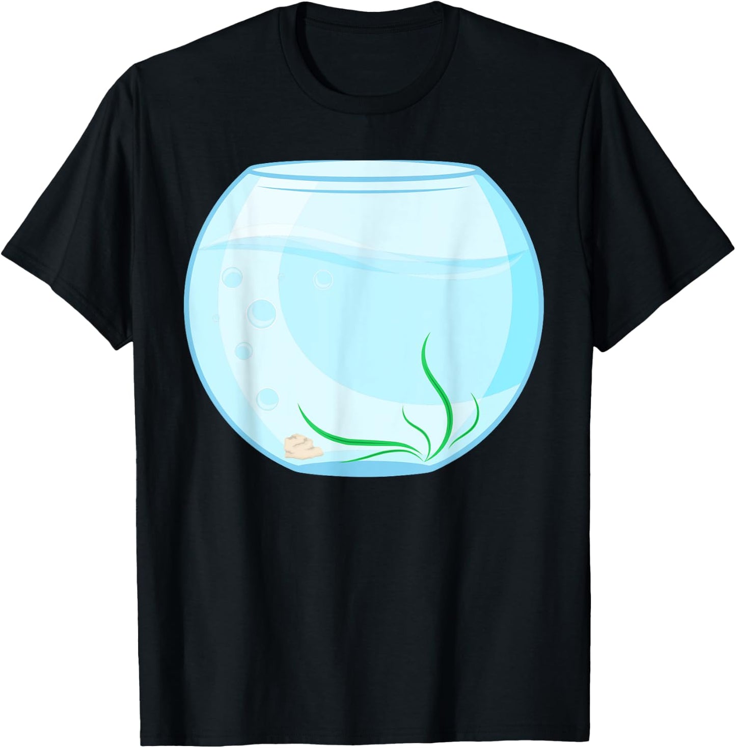 Funny Fish Bowl Costume T-Shirt - T-Shirt | Black
