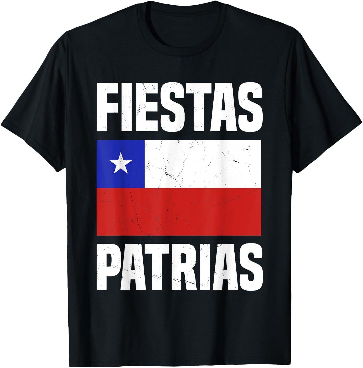 Fiestas Patrias Chilean Flag Chile Independence Day T-Shirt - T-Shirt | Black