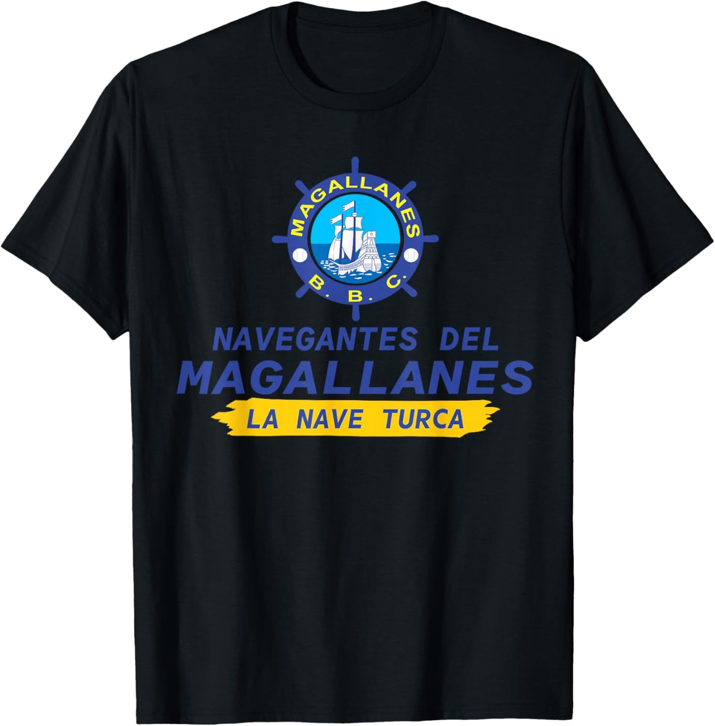Orgullo Magallanero: Apoya a los Navegantes del Magallanes T-Shirt - T-Shirt | Black