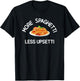 More Spaghetti Less Upsetti, Funny, Jokes, Sarcastic T-Shirt - T-Shirt | Black