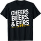 Cheers Beers And Mountaineers T-Shirt - T-Shirt | Black