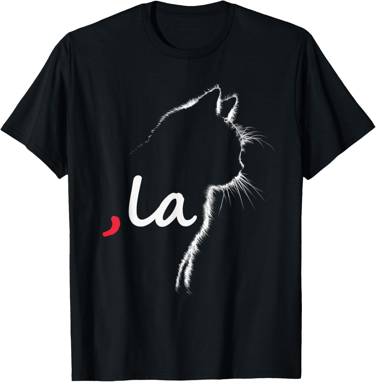 Cat Ladies For Kamala Harris For President 2024 Comma La T-Shirt - T-Shirt | Black