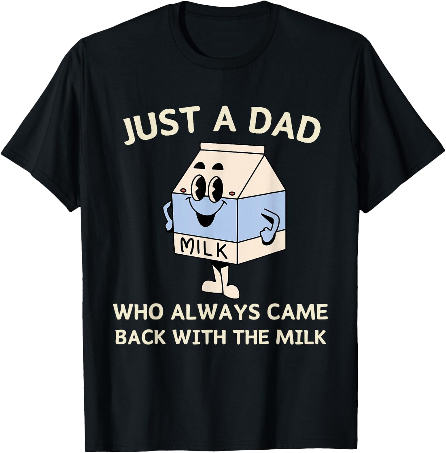 Funny Fathers Day Aesthetic Unhinged Cute Humor and Vintage T-Shirt - T-Shirt | Black
