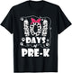 101 Days Pre K 100th Day Dog 100 Days School Students Men Women Kids T-Shirt - T-Shirt | Black