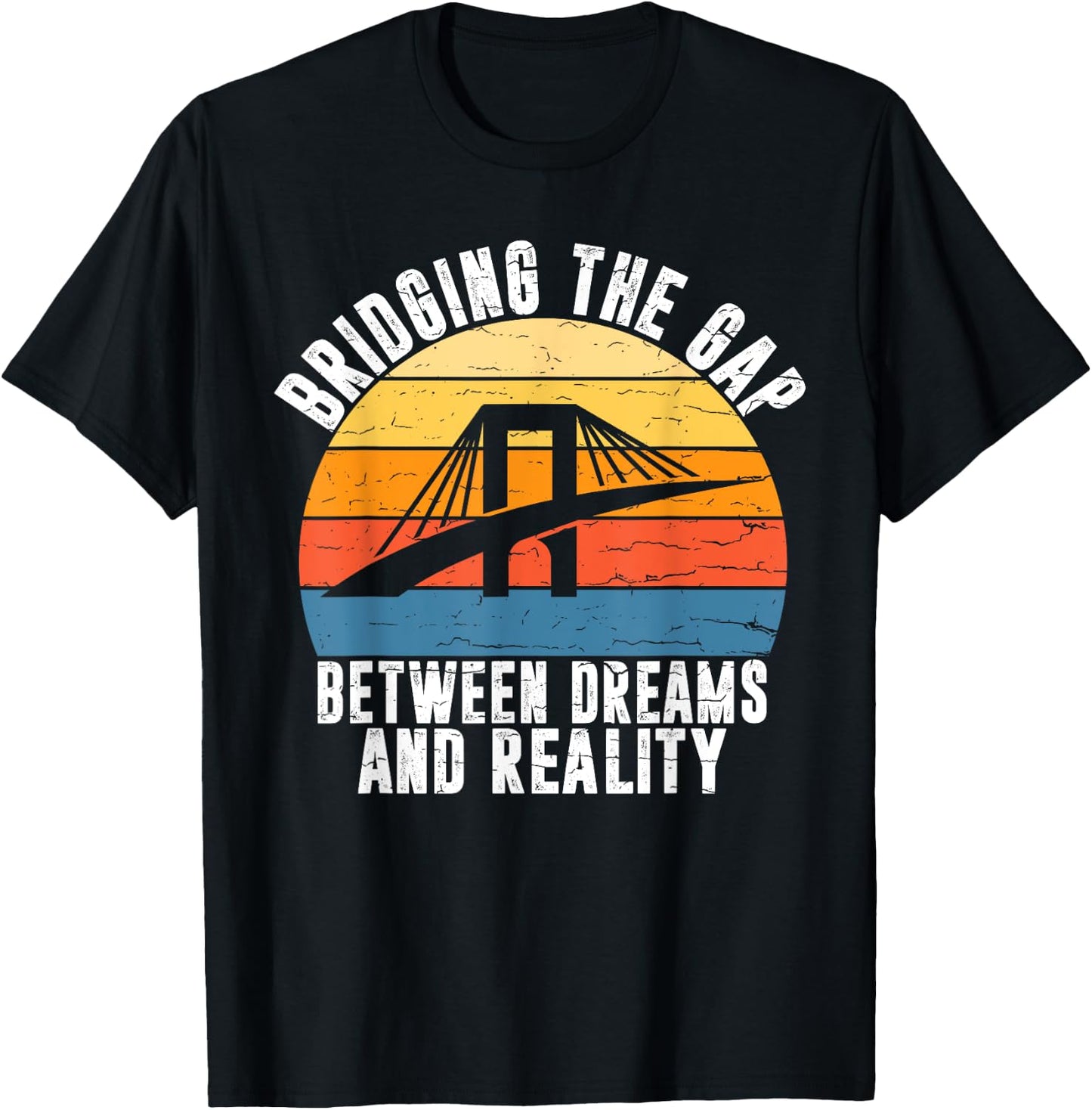 Bridging the Gap Structural Engineer T-Shirt - T-Shirt | Black