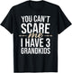 You Cant Scare Me I Have 3 Grandkids Funny Grandpa Grandma T-Shirt - T-Shirt | Black