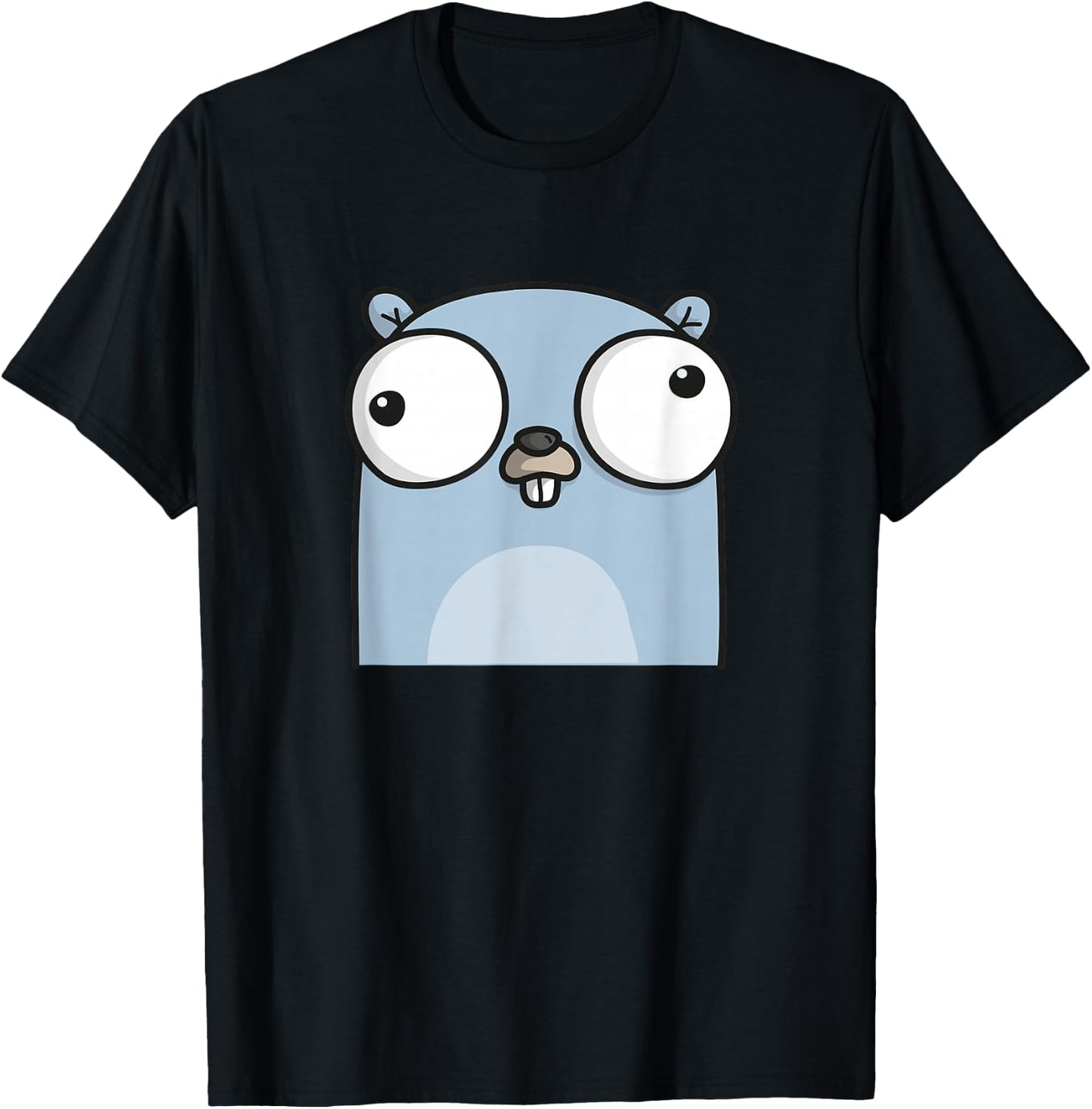 Golang Gopher Programmer T-Shirt - T-Shirt | Black
