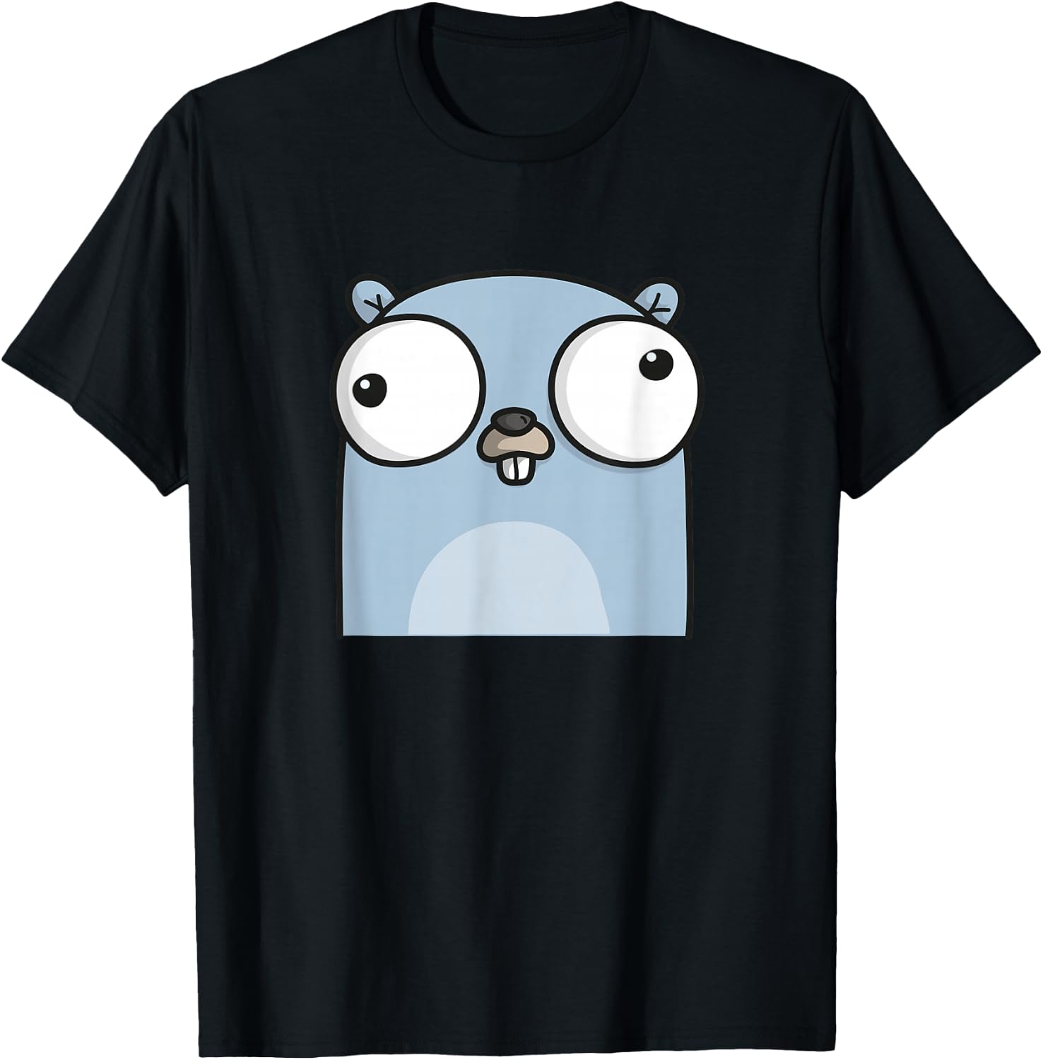 Golang Gopher Programmer T-Shirt - T-Shirt | Black