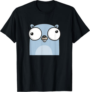 Golang Gopher Programmer T-Shirt - T-Shirt | Black
